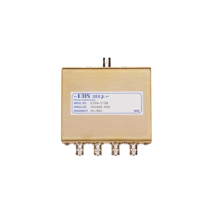Divisor de Potencia EMR de 4 Vías, 30-960 MHz, 0.5 Watt, Conectores BNC Hembra.