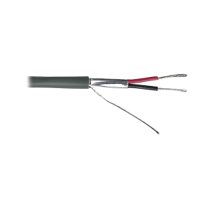 Cable 2 x 18 AWG / Blindado / 305 Metros (1000 Pies) / Riser / UL / Color Gris / Hecho en M?xico