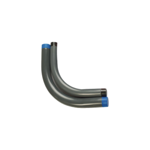 Codo Conduit Rígido de Aluminio de 2 1/2" (63.5 mm) Recubierto de PVC e Interior de Uretano.
