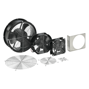 Ventilador Axial Compacto 6 Pulgadas / 115VAC / 102CFM / Silencioso / Acero Negro / 50,000 Horas Operación