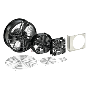 Ventilador Axial Compacto 6 Pulgadas / 115VAC / 240 CFM / Silencioso / Acero Negro / 50,000 Horas Operación