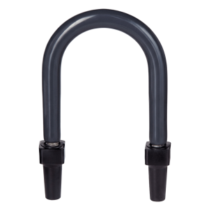 Abrazadera U de Pata Larga con Recubrimiento de PVC para Tubo de 2" (51 mm).